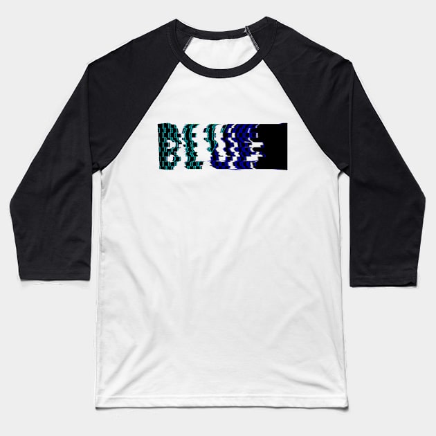 Blue Baseball T-Shirt by stefy
